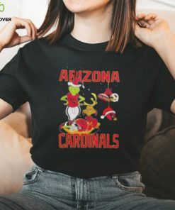 Santa Grinch And Dog Arizona Cardinals Christmas Shirt