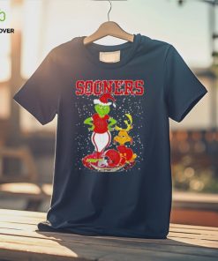 Santa Grinch And Dog Oklahoma Sooners Helmet Merry Christmas Thoodie, sweater, longsleeve, shirt v-neck, t-shirt