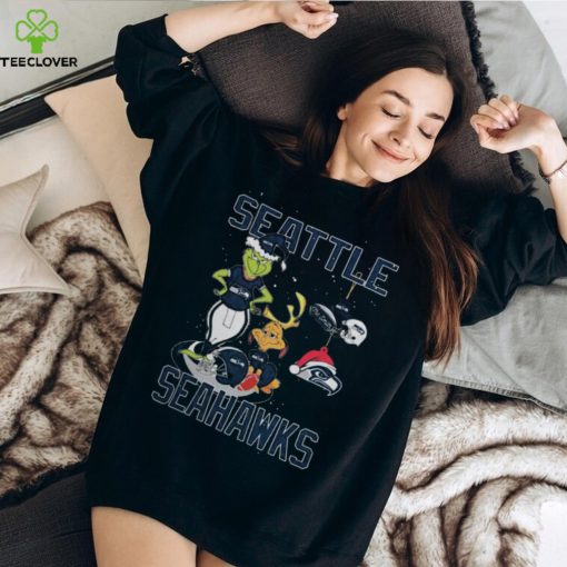 Santa Grinch And Dog Seattle Seahawks Christmas 2023 Thoodie, sweater, longsleeve, shirt v-neck, t-shirt