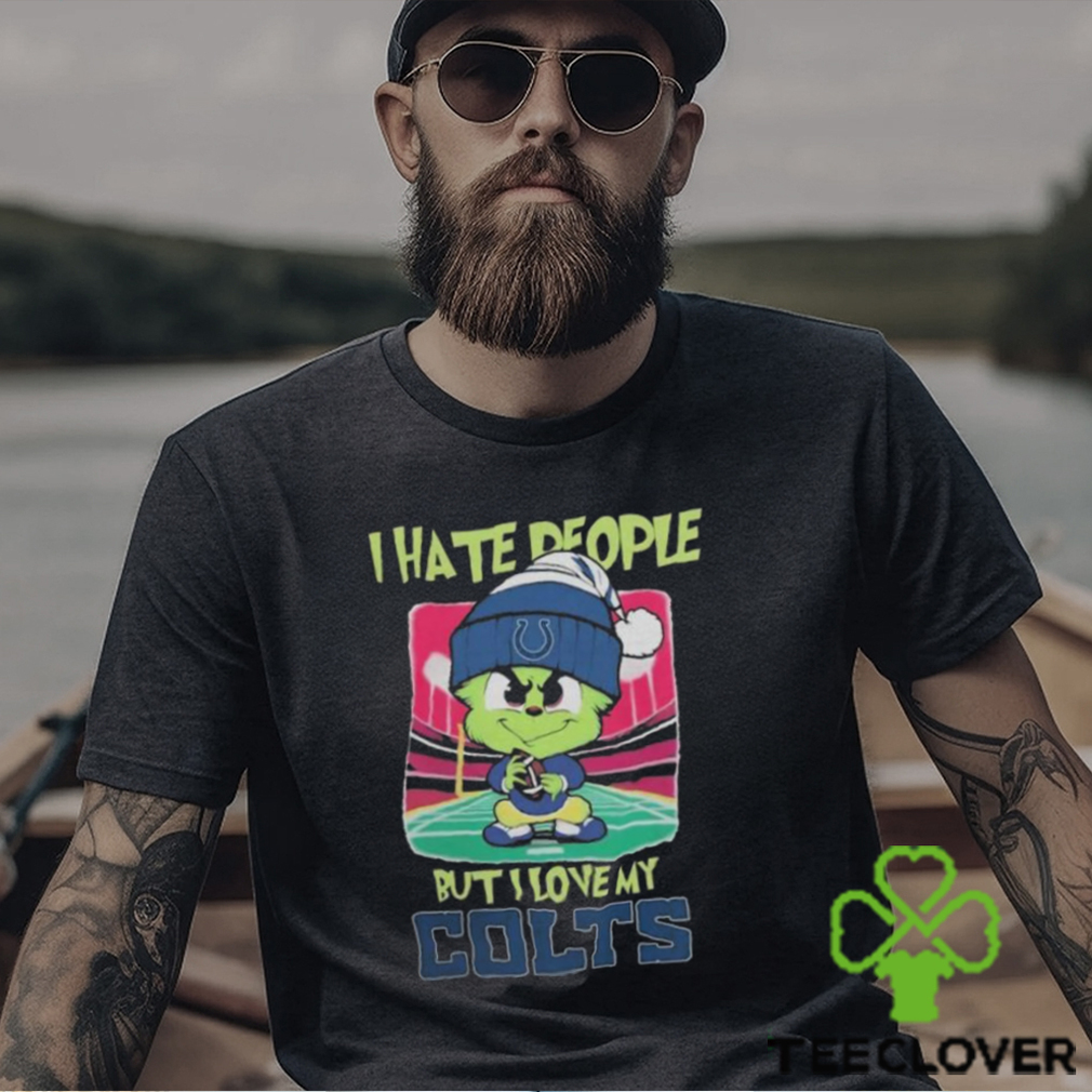 Santa Grinch Chibi I Hate People But I Love My Indianapolis Colts Christmas 2023 Shirt Santa Grinch Chibi I Hate People But I Love My Indianapolis Colts Christmas 2023 Shirt