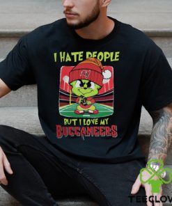 Santa Grinch Chibi I Hate People But I Love My Tampa Bay Buccaneers t shirt