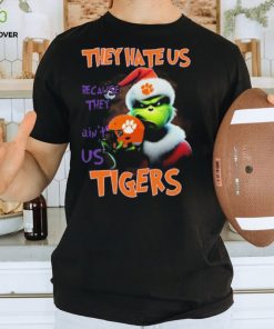 Santa Grinch Christmas They Hate Us Because Ain’t Us Clemson Tigers Shirt