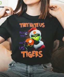 Santa Grinch Christmas They Hate Us Because Ain’t Us Clemson Tigers Shirt