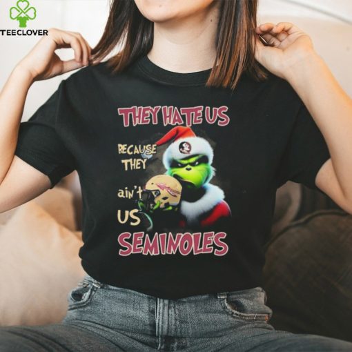 Santa Grinch Christmas They Hate Us Because Ain’t Us Florida State Seminoles Shirt