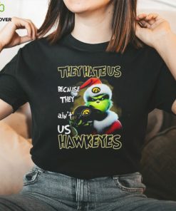 Santa Grinch Christmas They Hate Us Because Ain’t Us Iowa Hawkeyes Shirt