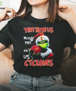 Santa Grinch Christmas They Hate Us Because Ain’t Us Iowa State Cyclones Shirt