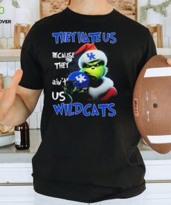 Santa Grinch Christmas They Hate Us Because Ain’t Us Kentucky Wildcats Shirt