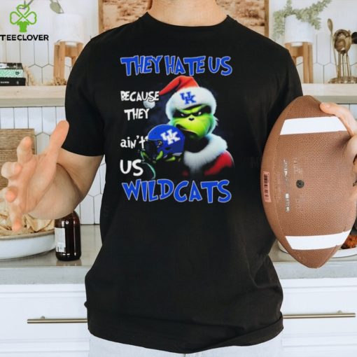 Santa Grinch Christmas They Hate Us Because Ain’t Us Kentucky Wildcats Shirt