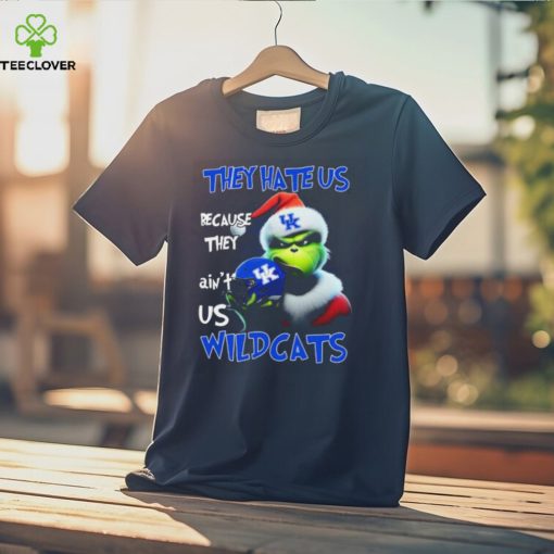 Santa Grinch Christmas They Hate Us Because Ain’t Us Kentucky Wildcats Shirt