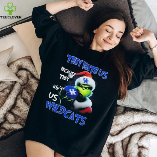 Santa Grinch Christmas They Hate Us Because Ain’t Us Kentucky Wildcats Shirt