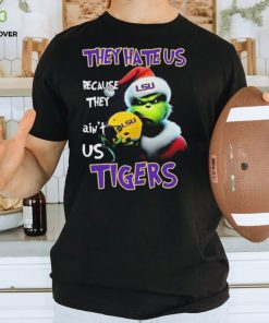 Santa Grinch Christmas They Hate Us Because Ain’t Us LSU Tigers Shirt