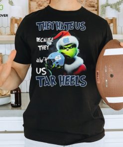 Santa Grinch Christmas They Hate Us Because Ain’t Us North Carolina Tar Heels Shirt