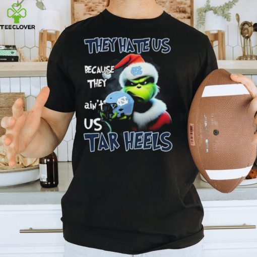 Santa Grinch Christmas They Hate Us Because Ain’t Us North Carolina Tar Heels Shirt