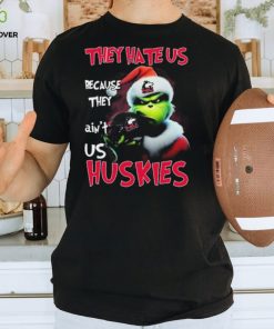 Santa Grinch Christmas They Hate Us Because Ain’t Us Northern Illinois Huskies Shirt