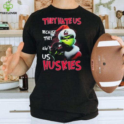 Santa Grinch Christmas They Hate Us Because Ain’t Us Northern Illinois Huskies Shirt