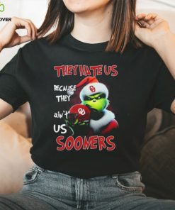 Santa Grinch Christmas They Hate Us Because Ain’t Us Oklahoma Sooners Shirt