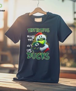 Santa Grinch Christmas They Hate Us Because Ain’t Us Oregon Ducks Shirt