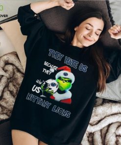 Santa Grinch Christmas They Hate Us Because Ain’t Us Penn State Nittany Lions Helmet Shirt