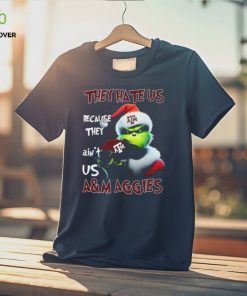 Santa Grinch Christmas They Hate Us Because Ain’t Us Texas A&M Aggies Shirt