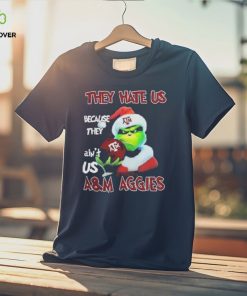 Santa Grinch Christmas They Hate Us Because Ain’t Us Texas A&m Aggies Shirt