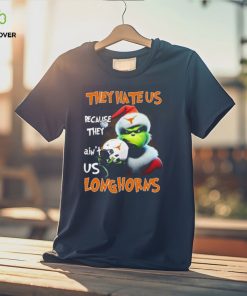 Santa Grinch Christmas They Hate Us Because Ain’t Us Texas Longhorns Shirt