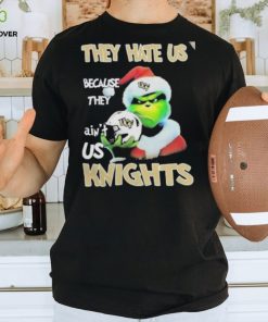 Santa Grinch Christmas They Hate Us Because Ain’t Us Ucf Knights Shirt