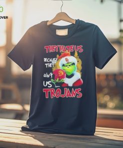 Santa Grinch Christmas They Hate Us Because Ain’t Us Usc Trojans Shirt