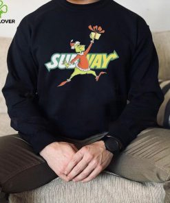 Santa Grinch Dabbing Subway shirt