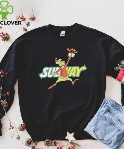 Santa Grinch Dabbing Subway hoodie, sweater, longsleeve, shirt v-neck, t-shirt