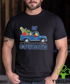 Santa Grinch Drive Truck Dallas Cowboys Christmas Shirt