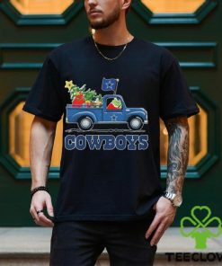 Santa Grinch Drive Truck Dallas Cowboys Christmas Shirt