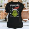 Santa Grinch Hand Love Pittsburgh Steelers Christmas Shirt