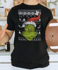 Santa Grinch Face Christmas Shirt