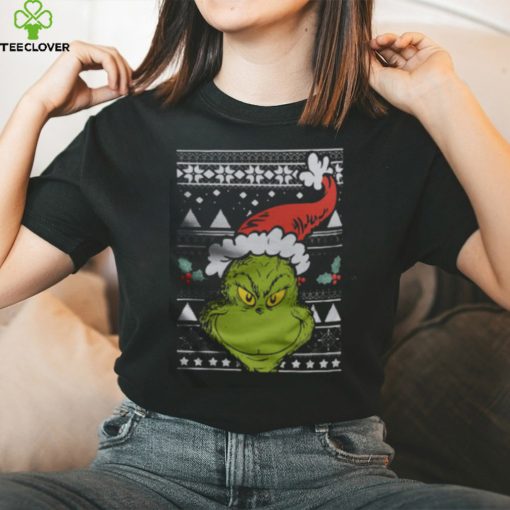 Santa Grinch Face Christmas Shirt