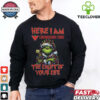 Washington Commanders Grinch wearing Santa hat Christmas 2024 shirt