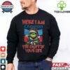 Santa Grinch Here I Am General Motors The Light Of Your Life Christmas Light Shirt