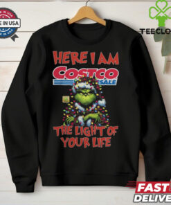 Santa Grinch Here I Am Costco Wholesale The Light Of Your Life Christmas Light Shirt