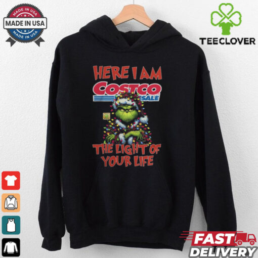 Santa Grinch Here I Am Costco Wholesale The Light Of Your Life Christmas Light Shirt