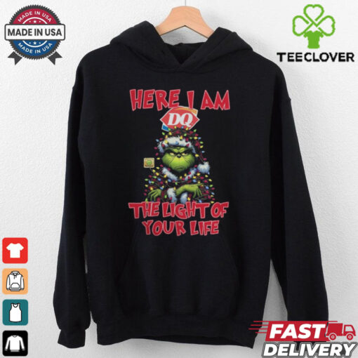 Santa Grinch Here I Am Dairy Queen The Light Of Your Life Christmas Light Shirt