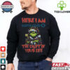 Santa Grinch Here I Am Burger King The Light Of Your Life Christmas Light Shirt