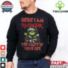 Santa Grinch Here I Am CVS Pharmacy The Light Of Your Life Christmas Light Shirt Shirt