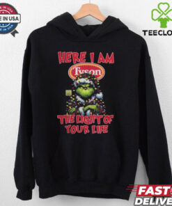 Santa Grinch Here I Am Tyson The Light Of Your Life Christmas Light Shirt