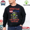 Santa Grinch Here I Am Walgreens The Light Of Your Life Christmas Light Shirt