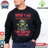 Santa Grinch Here I Am Us Bank The Light Of Your Life Christmas Light Shirt
