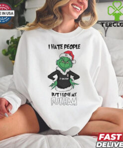 Santa Grinch I hate people but I love my Fulham 2024 shirt