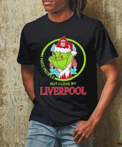 Santa Grinch I hate people but I love my Liverpool FC shirt