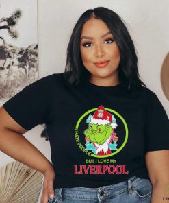 Santa Grinch I hate people but I love my Liverpool FC shirt 1 Santa Grinch I hate people but I love my Liverpool FC shirt