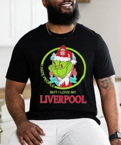 Santa Grinch I hate people but I love my Liverpool FC shirt 3 Santa Grinch I hate people but I love my Liverpool FC shirt