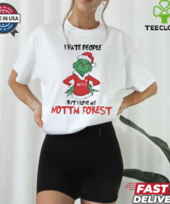 Santa Grinch I hate people but I love my Nottm Forest 2024 shirt