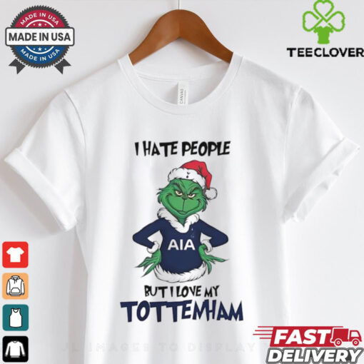 Santa Grinch I hate people but I love my TottemHam 2024 shirt
